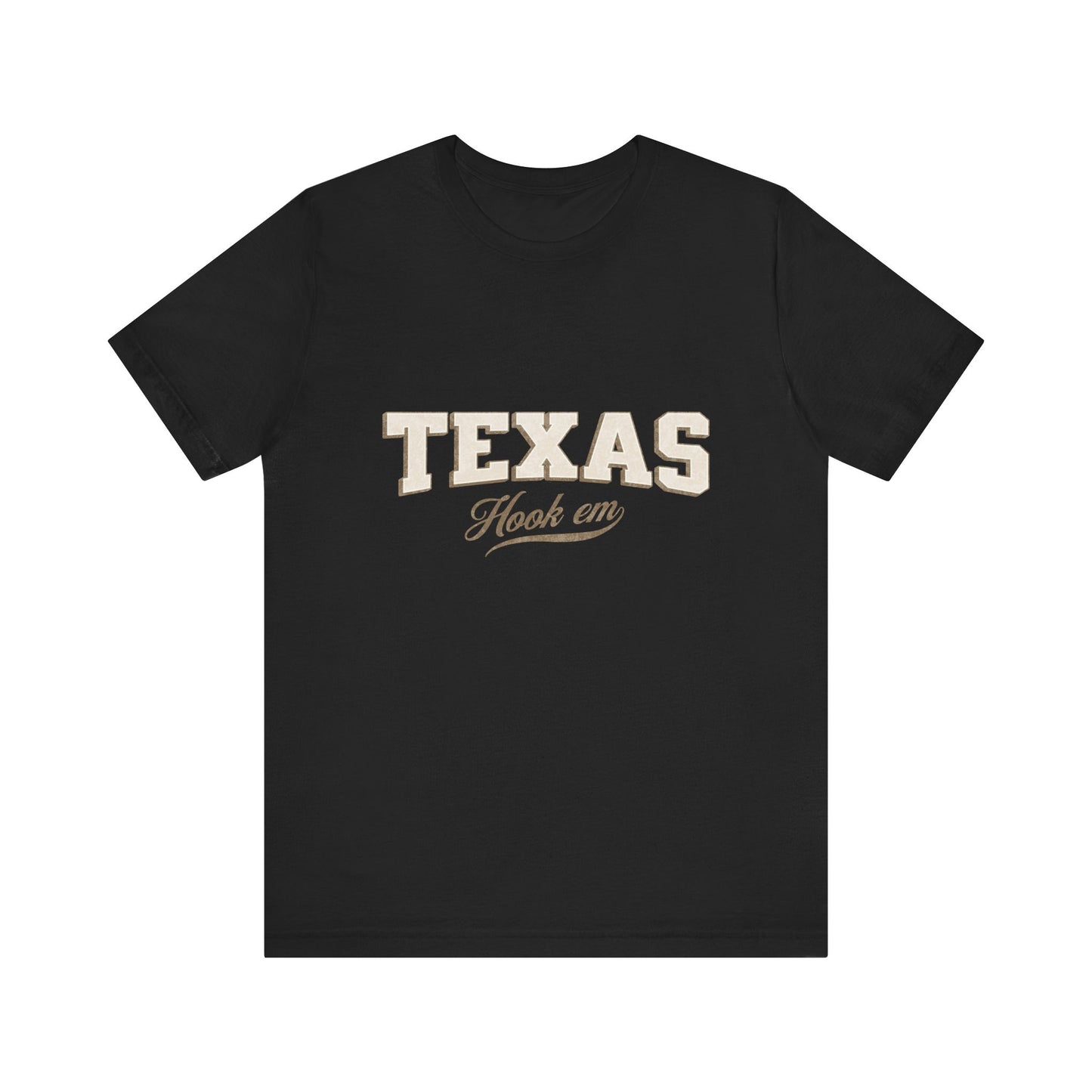 Texas Hook Em Vintage Neutral T-Shirt