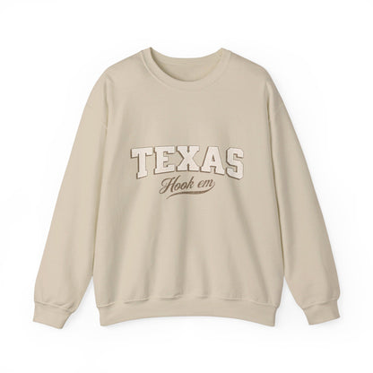 Texas Hook Em Neutral Vintage Sweatshirt