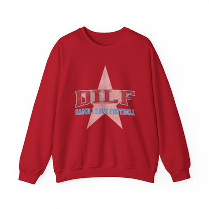 DILF Damn I Love Football Retro Sweatshirt