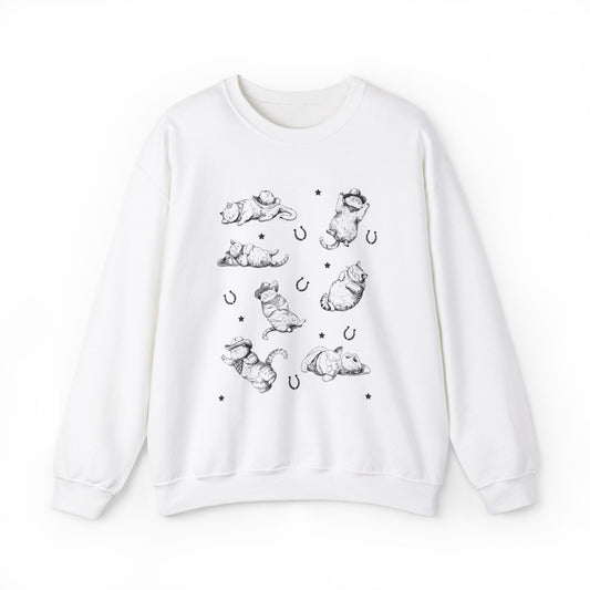 Cowboy Cat Nap Sweatshirt