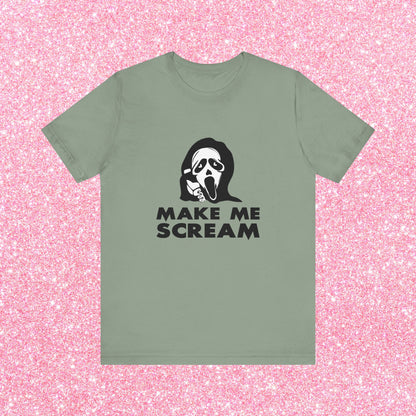 Make Me Scream Ghostface Unisex T-Shirt