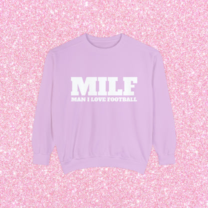 MILF Man I Love Football Crewneck Sweatshirt