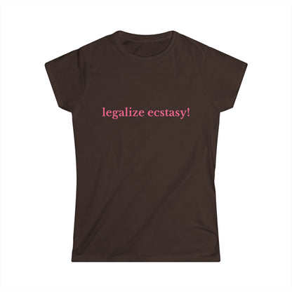 Legalize Ecstasy Fitted Tee