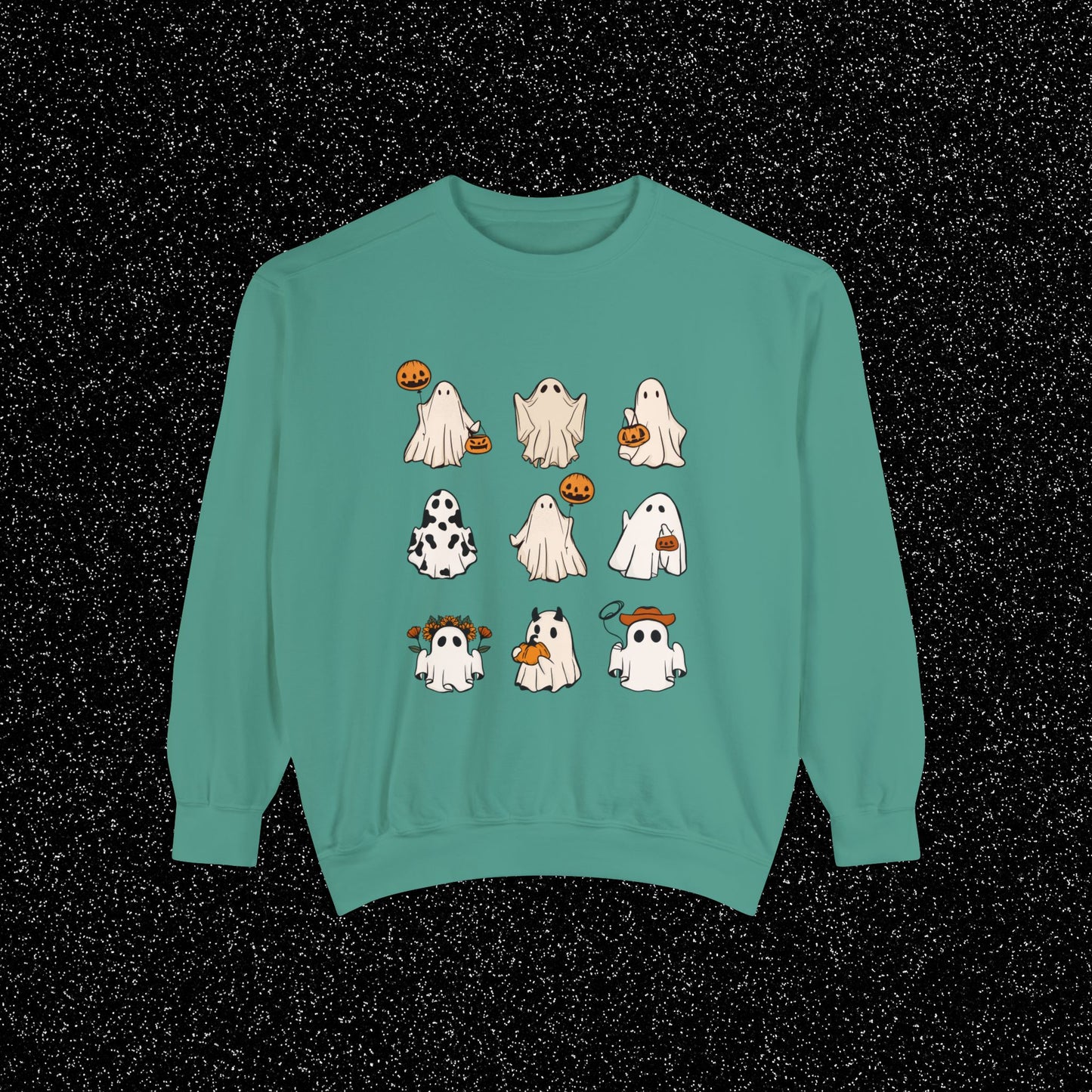 Retro Halloween Ghost Sweatshirt