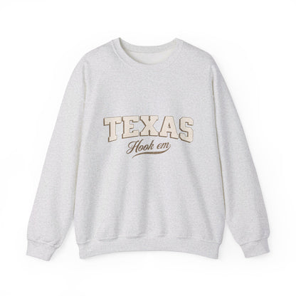 Texas Hook Em Neutral Vintage Sweatshirt