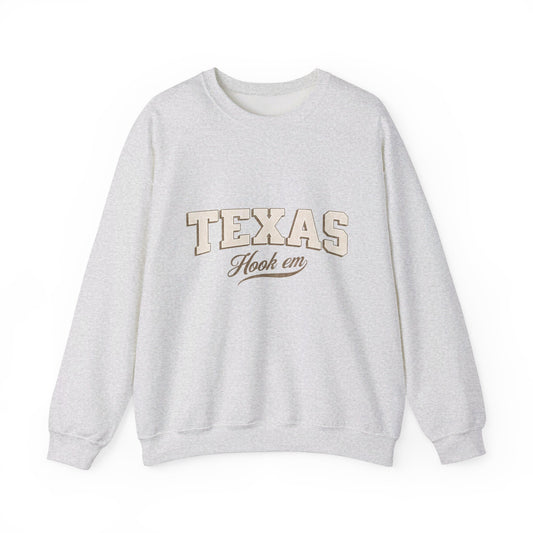 Texas Hook Em Neutral Vintage Sweatshirt