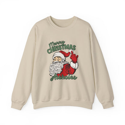 Merry Christmas Assholes Sweatshirt