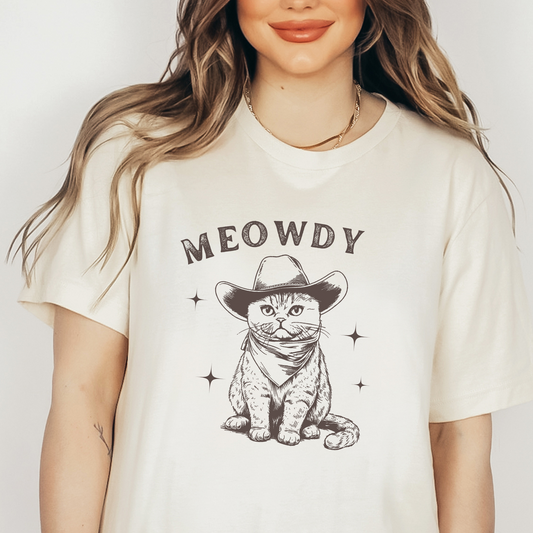 Meowdy Western Cat Unisex T-Shirt