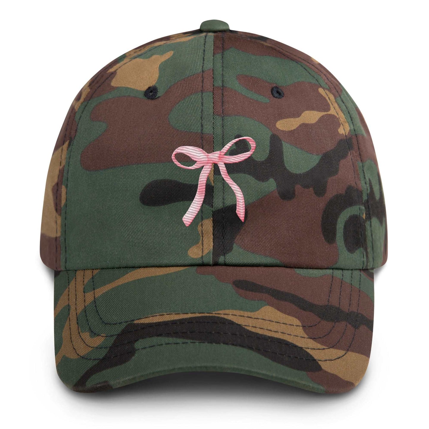 Coquette Embroidered Bow Hat