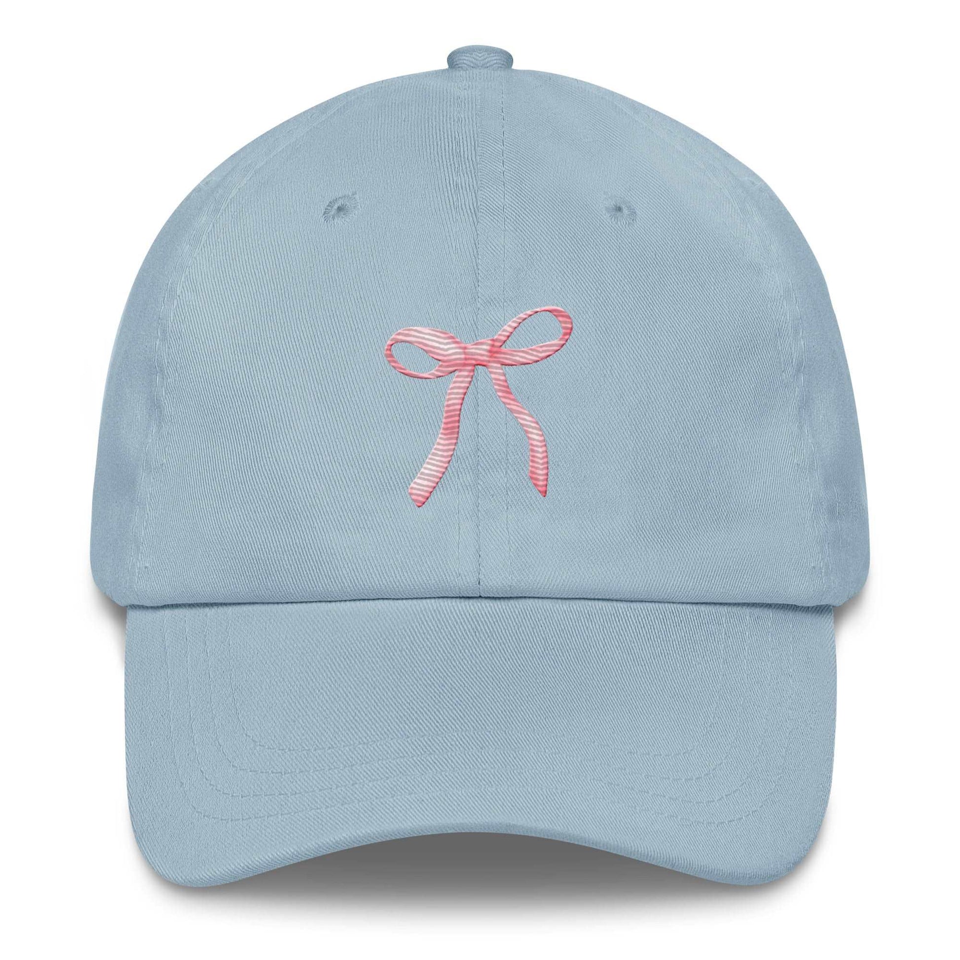 Coquette Embroidered Bow Hat