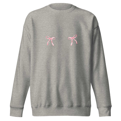 Coquette Bow Boobs Sweatshirt