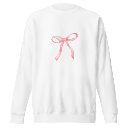 Coquette Pink Bow Sweatshirt