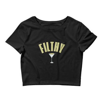 Filthy Dirty Martini Crop Top