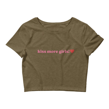 Kiss More Girls Crop Top