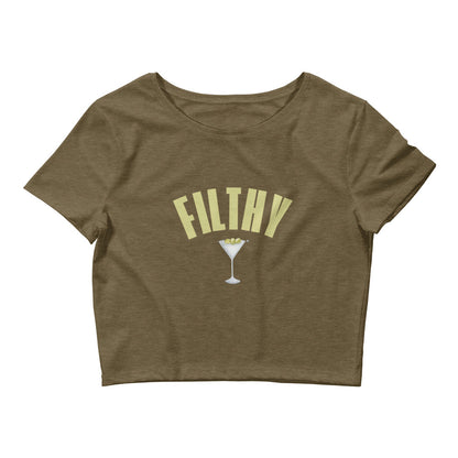 Filthy Dirty Martini Crop Top