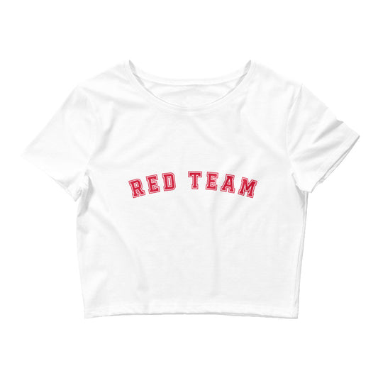 Red Team Crop Top