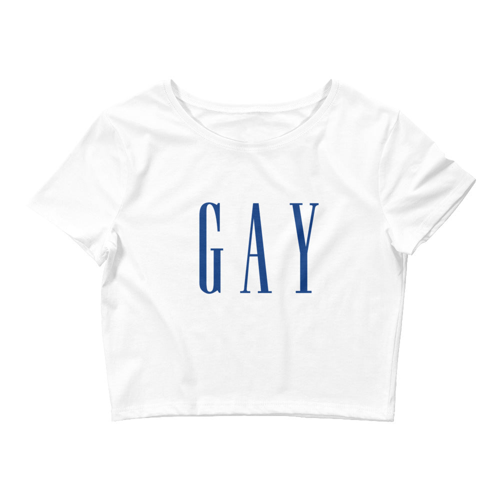 Gay Gap Parody Crop Top