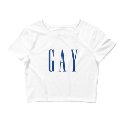 Gay Gap Parody Crop Top